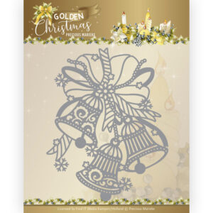 Dies - Precious Marieke - Golden Christmas - Christmas Bell Ornament 10237