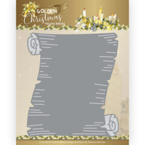 Dies - Precious Marieke - Golden Christmas - Paper Scroll 10236