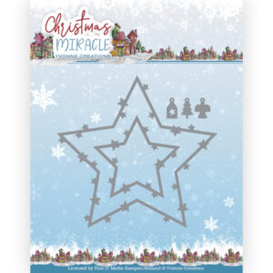 Dies - Yvonne Creations - Christmas Miracle - Star Decorations 10281