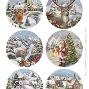 Scenery uitdrukvel - Amy Design - From Santa with Love - Christmas Bird Round 10097