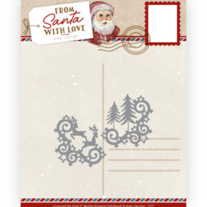 Dies - Amy Design – From Santa with love - Reindeer Corners 10282