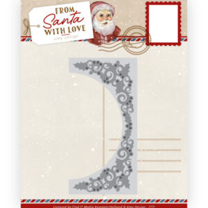 Dies - Amy Design – From Santa with love - Holly Border 10280