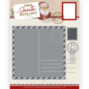 Dies - Amy Design – From Santa with love - Postcard 10276