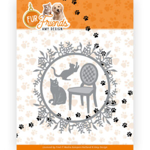 Dies - Amy Design – Fur Friends - Cat Circle 10284