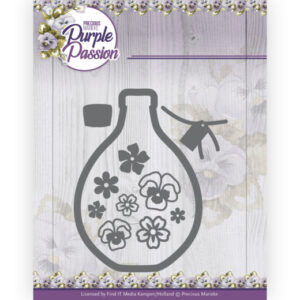 Dies - Precious Marieke - Purple Passion - Vase with Pansies 10248