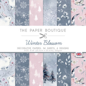 The Paper Boutique Winter Blossom 8x8 Paper Pad 1988