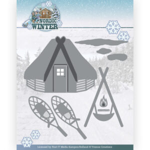Dies - Yvonne Creations - Funky Nanna – Nordic Winter - Nordic Shelter 10294