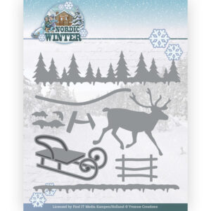Dies - Yvonne Creations - Funky Nanna – Nordic Winter - Nordic Scene 10293