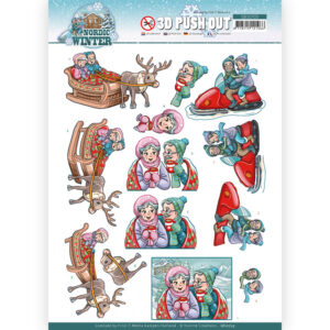 3D Push Out - Yvonne Creations - Funky Nanna – Nordic Winter - On the go 10703