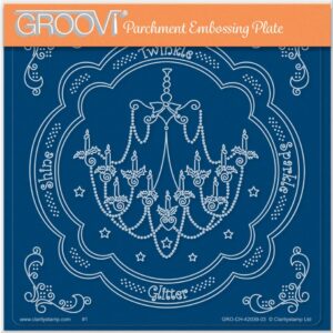 LINDA WILLIAMS' FESTIVE CHANDELIER - CHRISTMAS TREASURES A5 GROOVI 42039