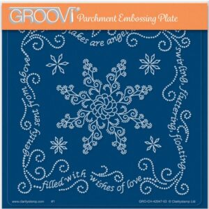 LINDA WILLIAMS' SNOWFLAKE KISSES - CHRISTMAS TREASURES A5 GROOVI 42047