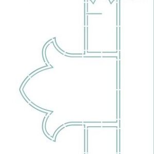 Marianne D Craft Stencil - Anja‘s Tulp PS8137 21x30cm (02-23)