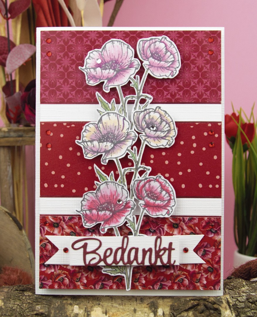 Poppy - Clear Stamp - Card Deco Essentials - Afbeelding 2