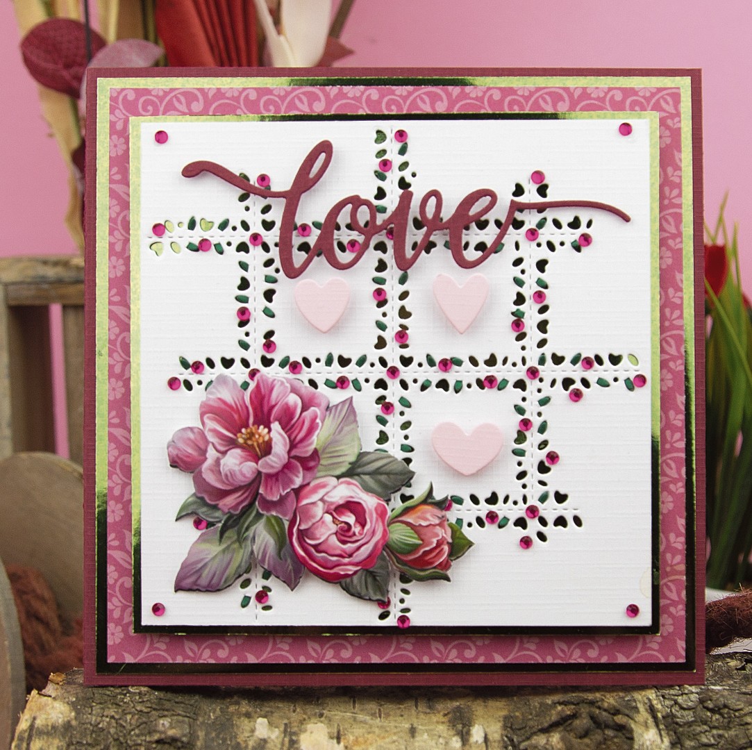 Dies - Amy Design - Roses Are Red - Love - Afbeelding 2