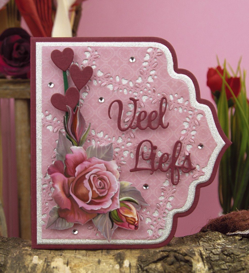 Dies - Amy Design - Roses Are Red - Rose Trellis - Afbeelding 2