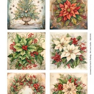 Scenery uitdrukvel - Card Deco Essentials - Holly Square 10181