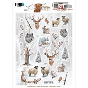 Push-Out - Amy Design - Sturdy Winter - Small Elements 10828