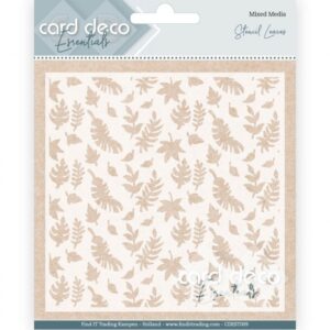 Card Deco Mask stencil Leaves
