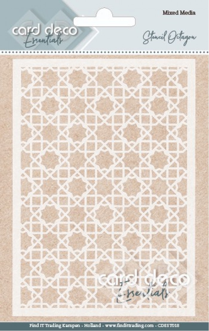 Card Deco Mask Stencil Octagon
