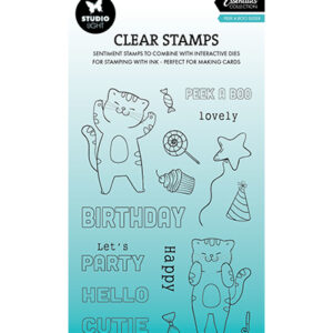 Peek A Boo Slider Essentials Clear Stamp (SL-ES-STAMP761)