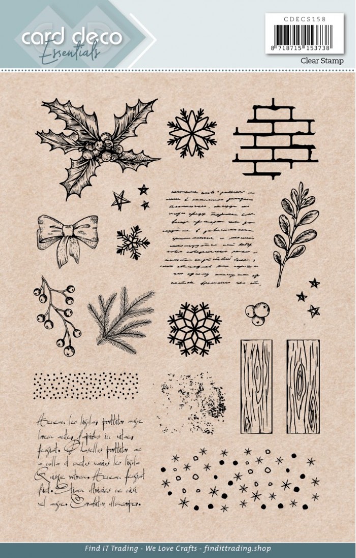 Card Deco Essentials - Clear Stamps - Backgrounds - A5