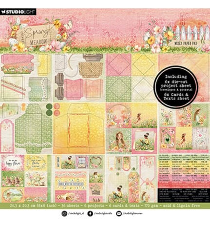 Studio Light Spring Meadow Mixed Paper Pad