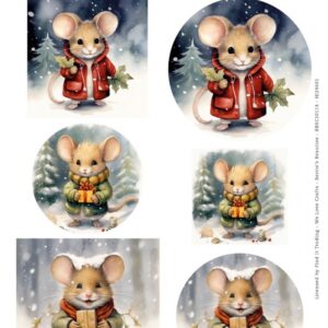 Scenery Push out - Berries Beauties - Gifted Little Mice