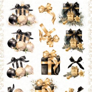 3D Pushout Sheet - Berries Beauties - Golden Whisper - Presents
