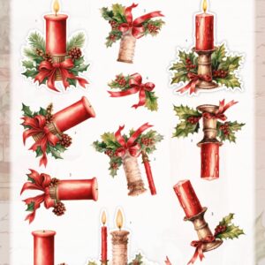 3D Pushout Sheet - Berries Beauties - Timeless Christmas - Timeless Candle