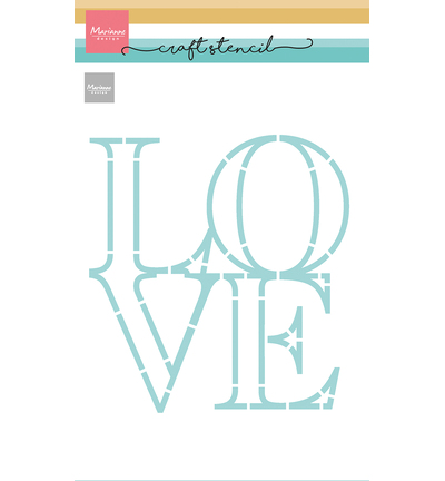 Marianne Design Craft Stencil Love PS8193