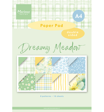Marianne Design Paper pad A4 Dreamy Meadow PK9219