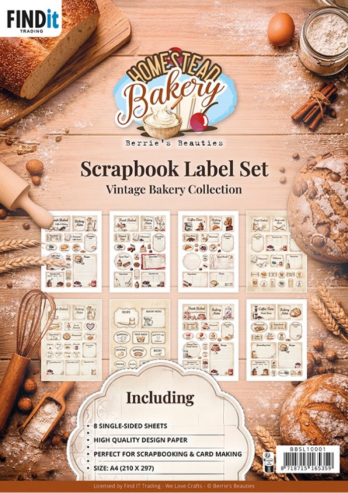 Berrie's Beauties - Scrapbook Label Set