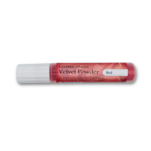 Lavinia Velvet Powder Red