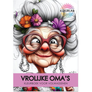 Kleurlab Kleurboek Vrolijke Oma's